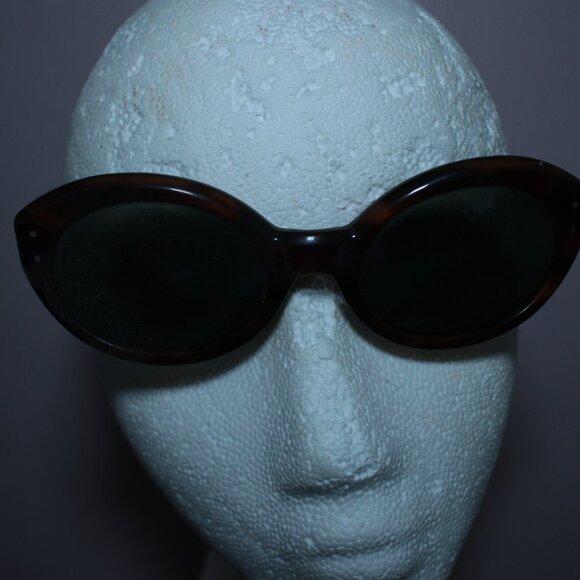 Ray-Ban Ramsey Black Crystal Oval Oversized Acetate Tortoise Sunglasses - Picture 3 of 4